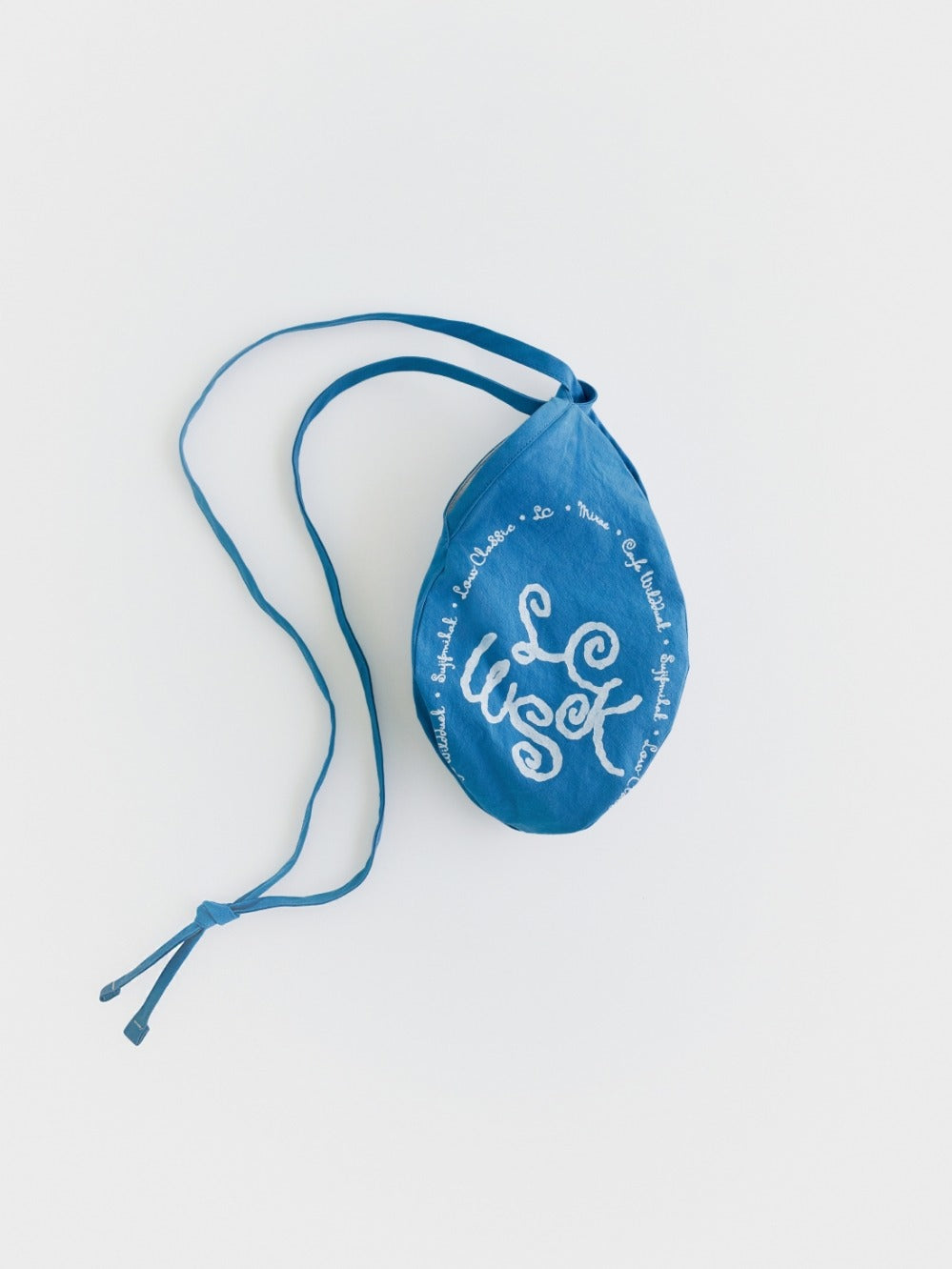 [Low Classic] Mirae Graphic Mini Cotton Bag_Blue
