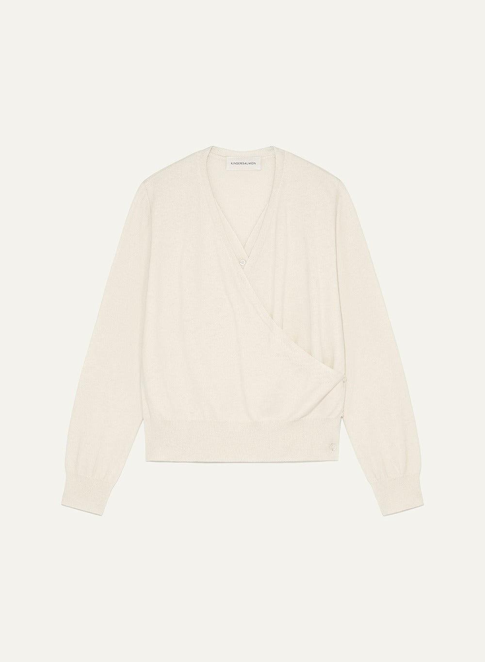 Kindersalmon Gudrun Draped Knit Cream