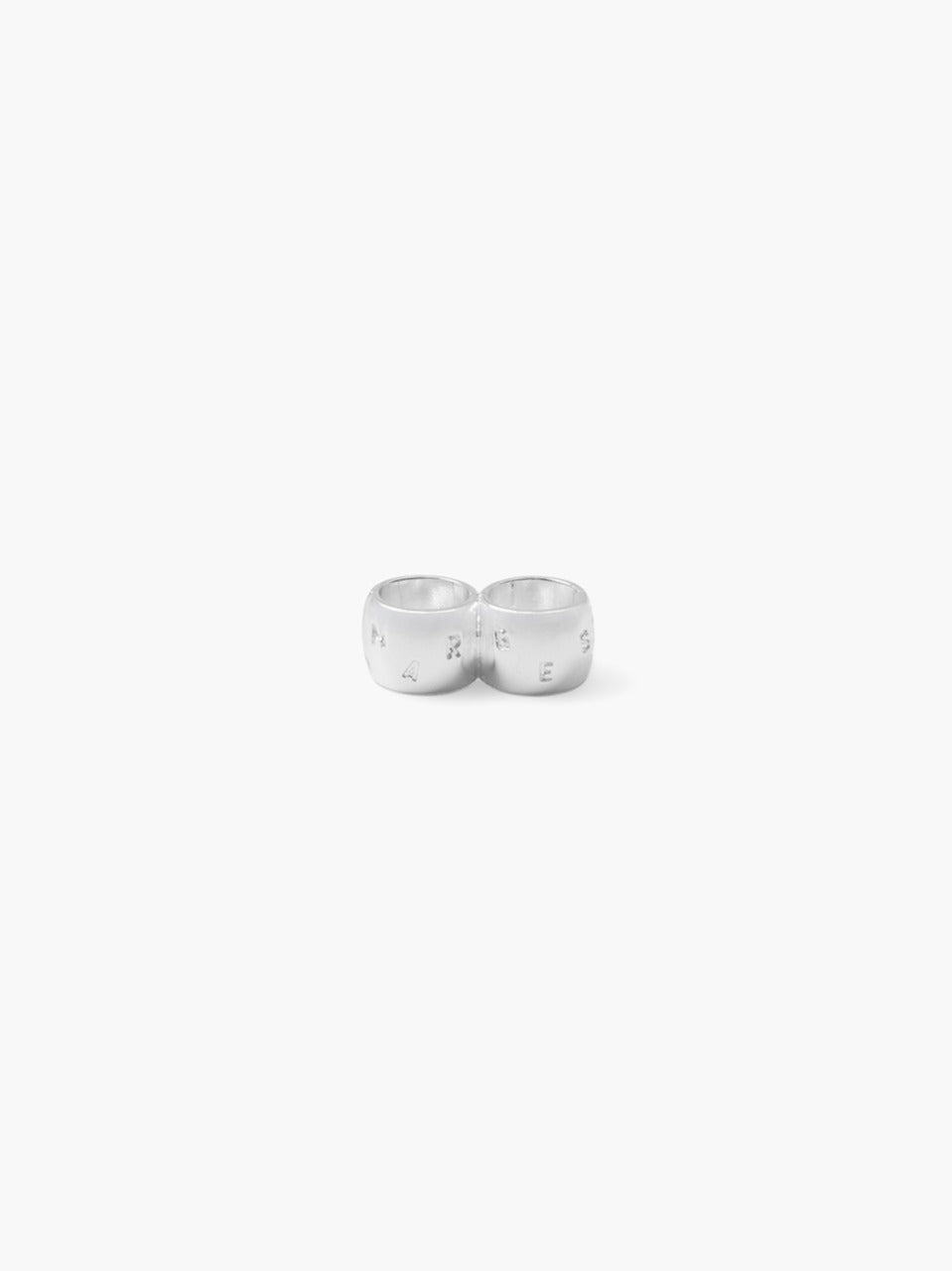 Margesherwood Double Bag Ring round silver
