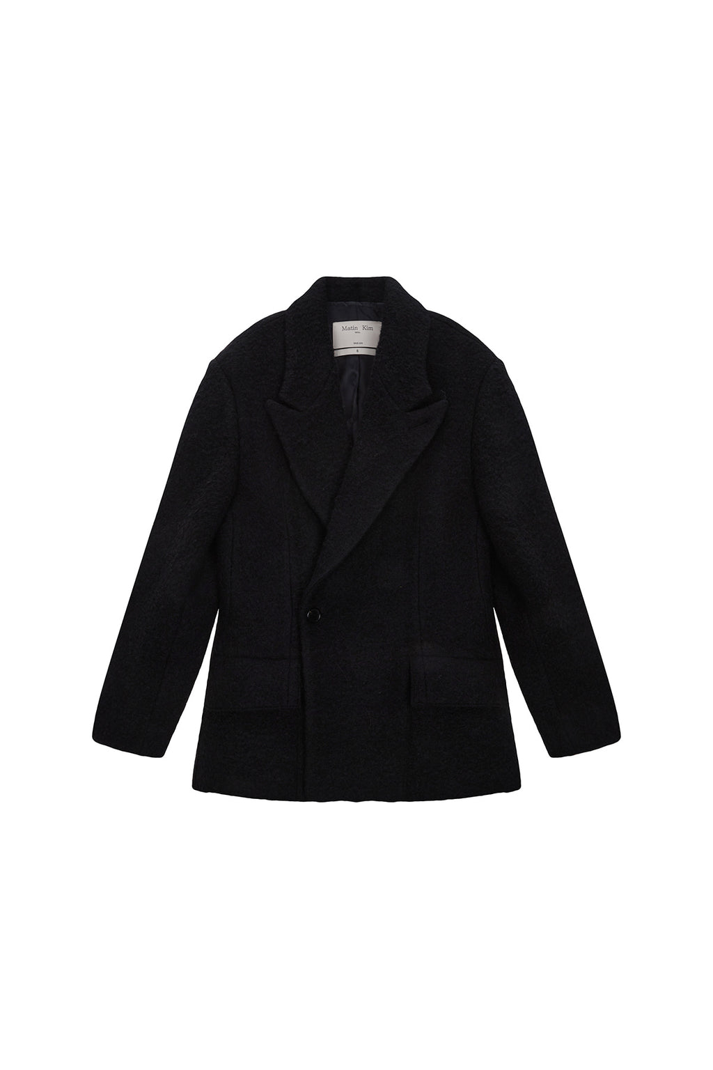 Matinkim Two Button Pocket Wool Jacket IN Dark Navy