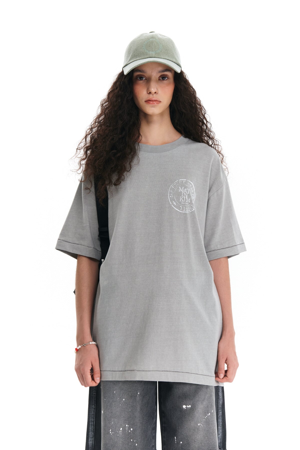 Matinkim Macaron Logo Ball Cap IN Khaki