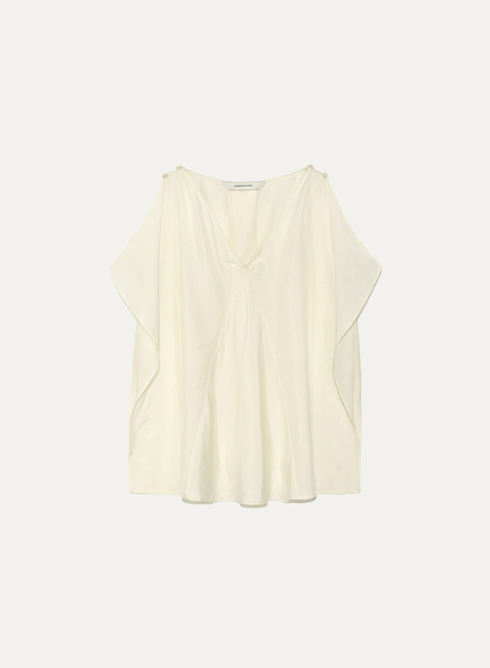 Kindersalmon Arden Silk Blouse Cream