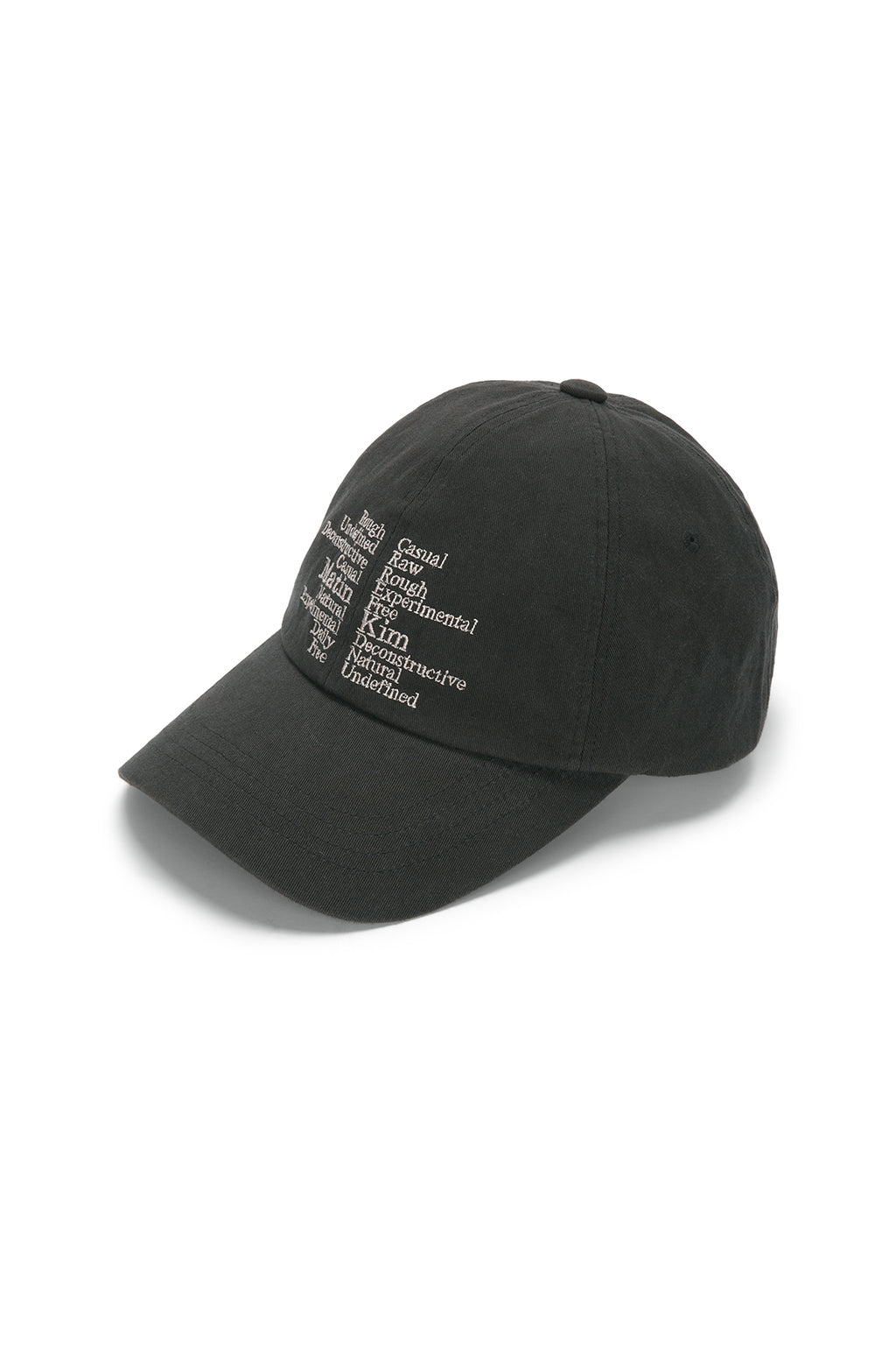 Matinkim Keyword Lettering Ball Cap IN Charcoal