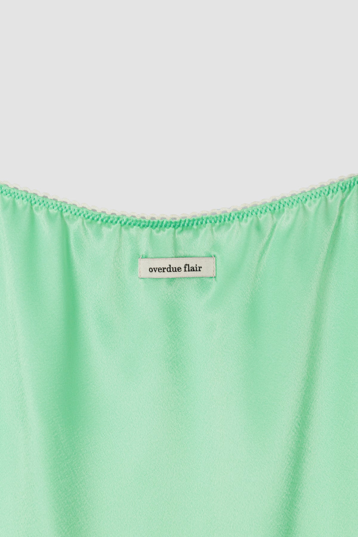 Overdueflair Satin Lace Ops Mint