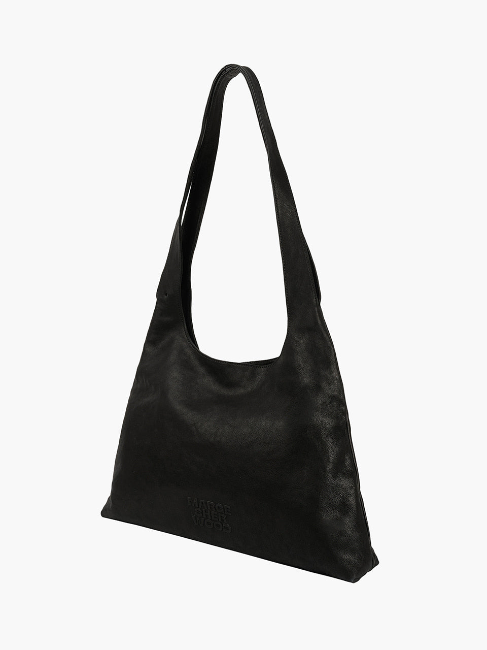 Margesherwood Halter Hobo Large black washed nappa