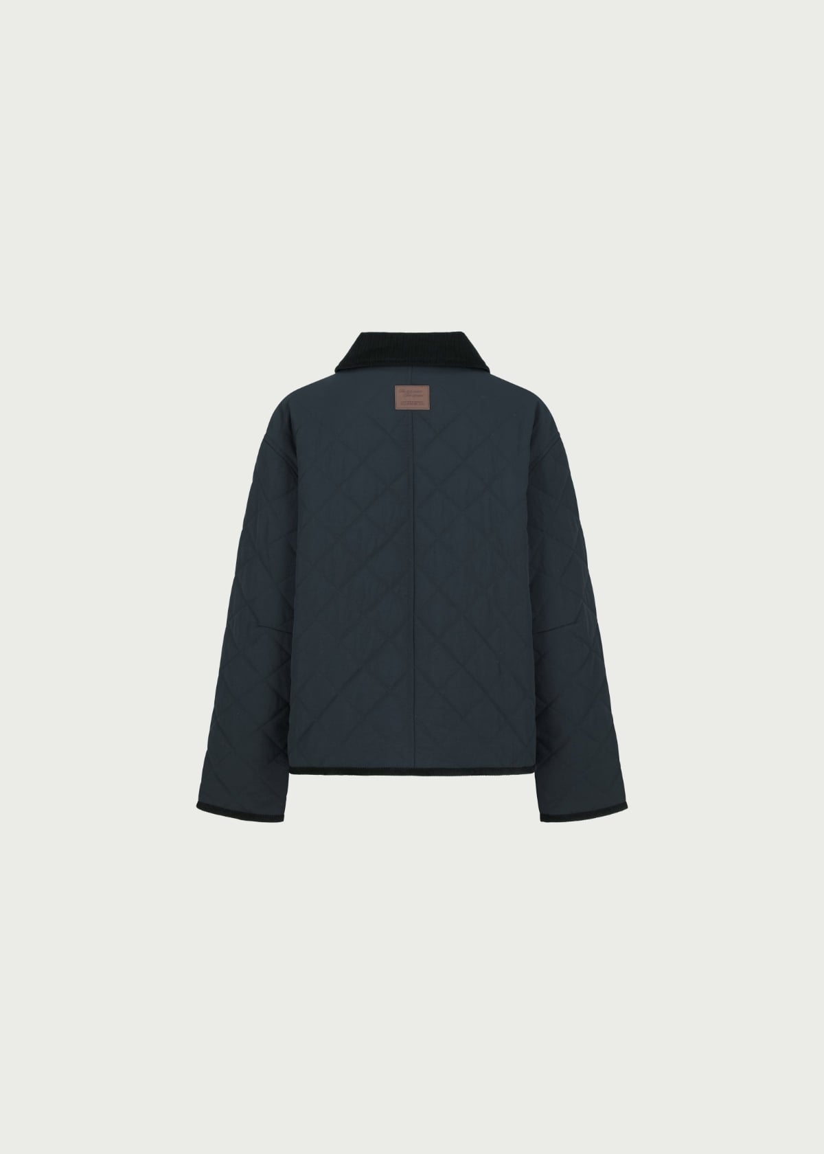 Depound diamond quilted short jacket - dark navy