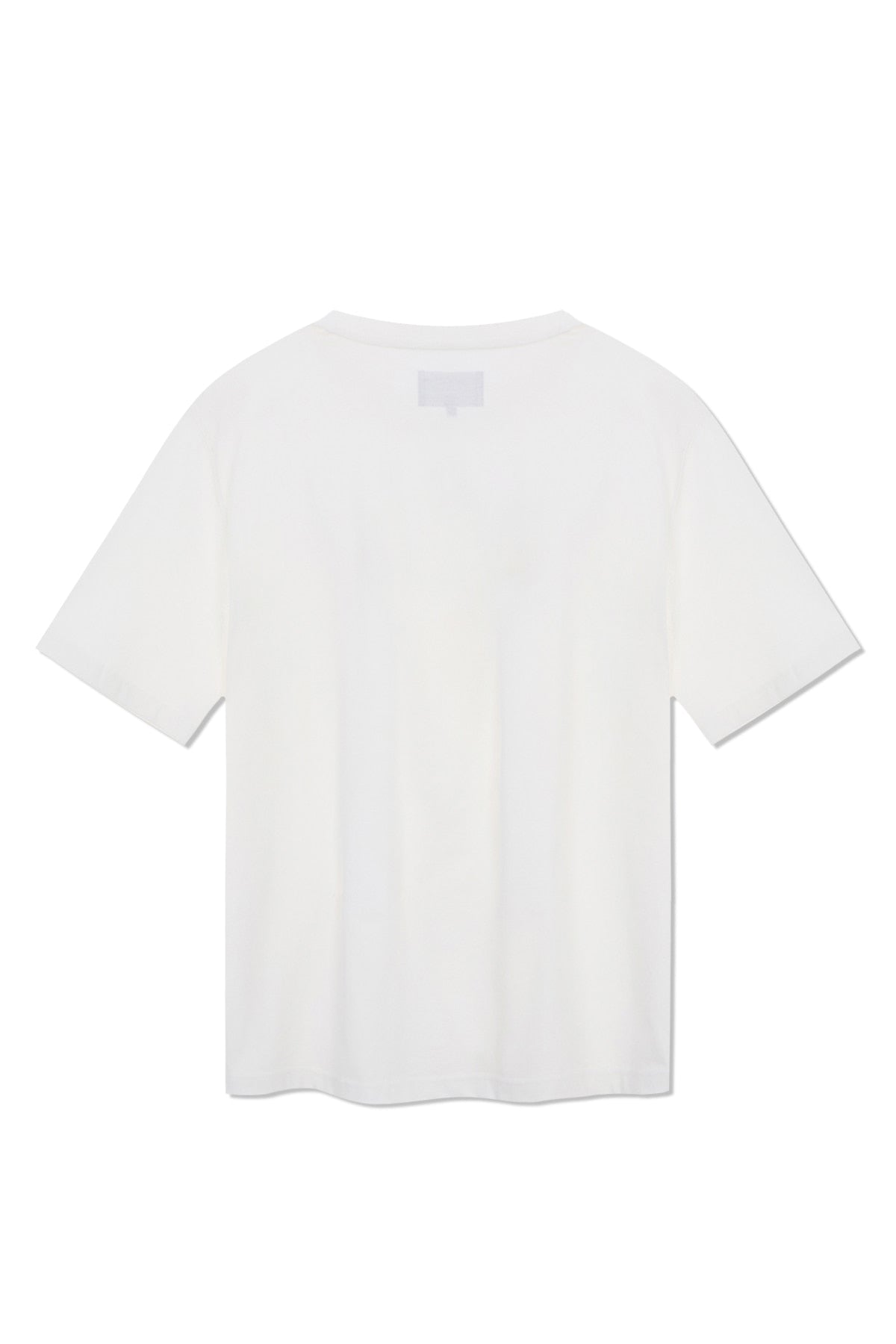 [matinkim] WAVY LOGO GRAPHIC TOP FOR MEN IN WHITE