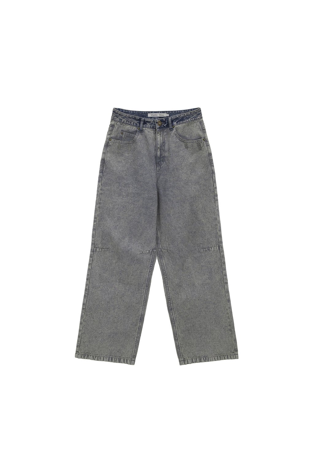 Matinkim Color Washed Denim Pants IN Blue