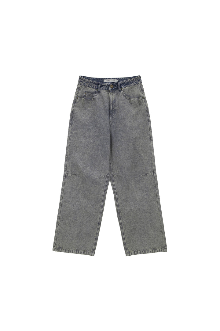 Matinkim Color Washed Denim Pants IN Blue