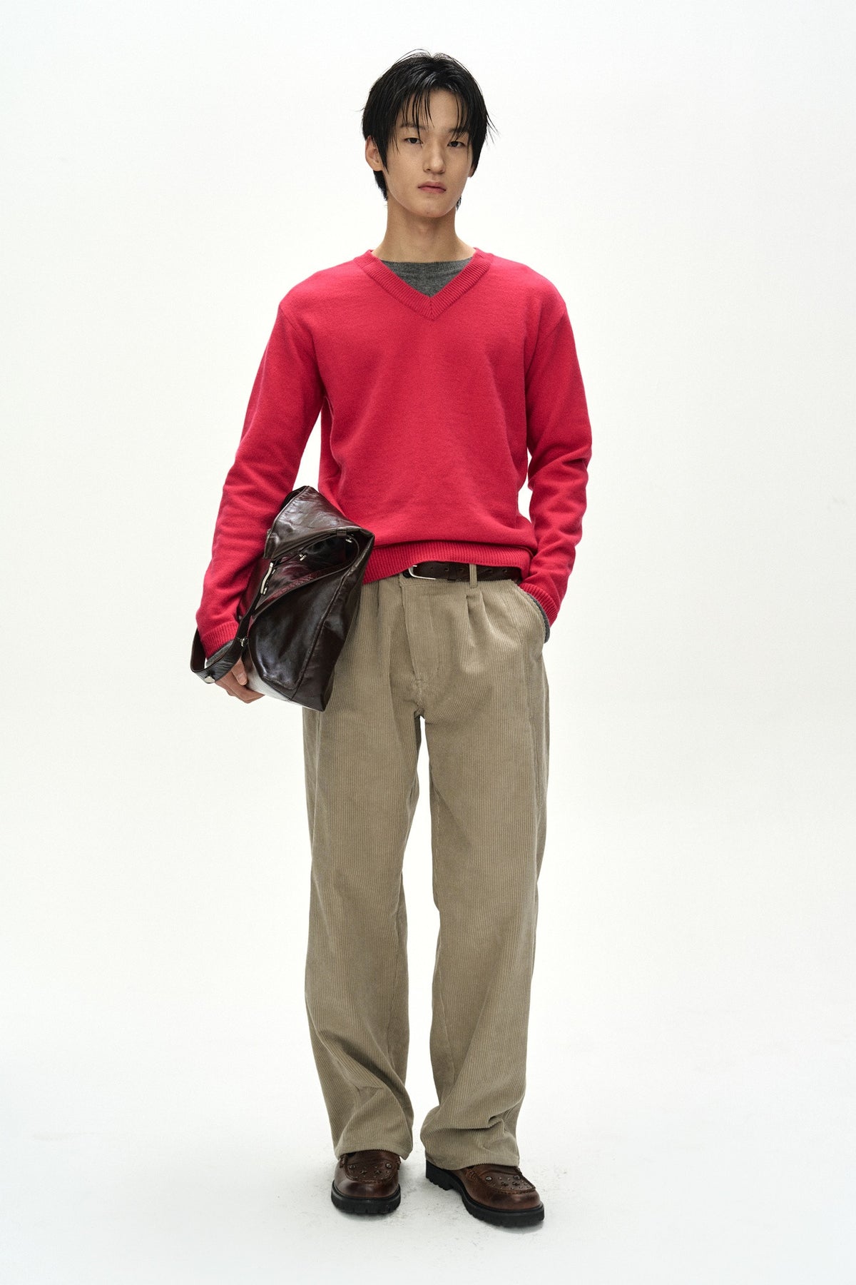 Andersson Bell Unisex Layered V-Neck Sweater