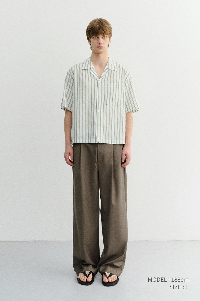 Dunst Lounge Wool Slacks Khaki