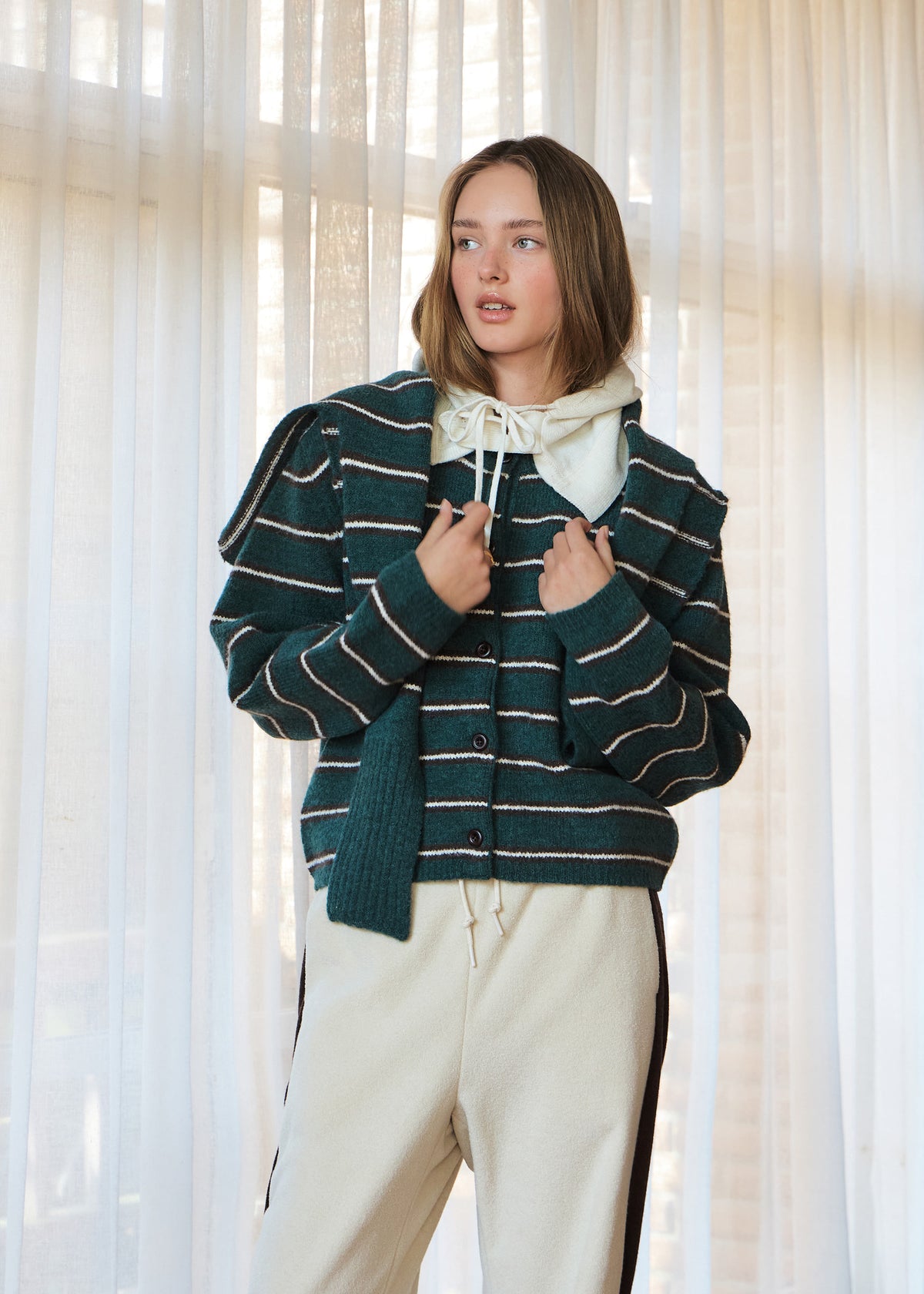 Grove Stripe Lawson Shawl Muffler
