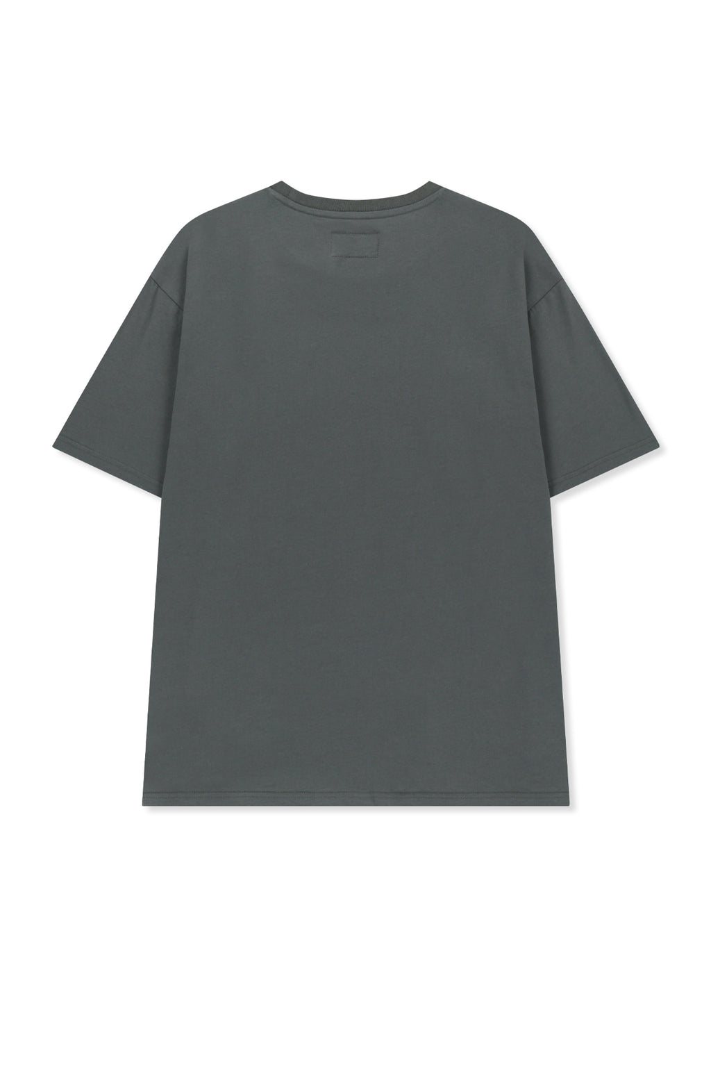 Matinkim Applique Felt Logo Top For Men IN Charcoal