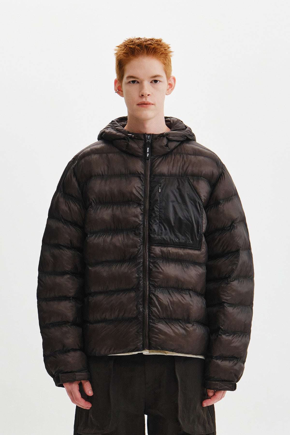 Matinkim Cloud Shell Hoody Padding Jumper IN Charcoal