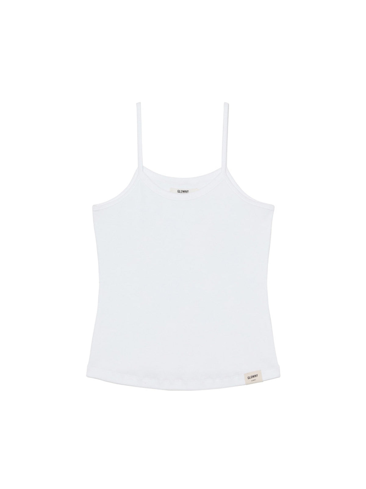 GLOWNY G Fine Rib Camisole (White)