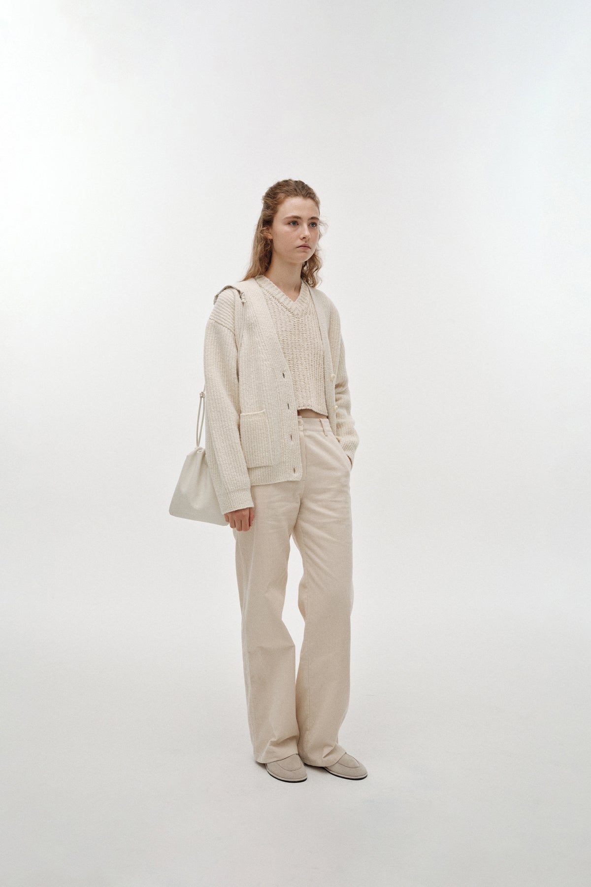 Nothing Written Garine wool vest (Ivory)
