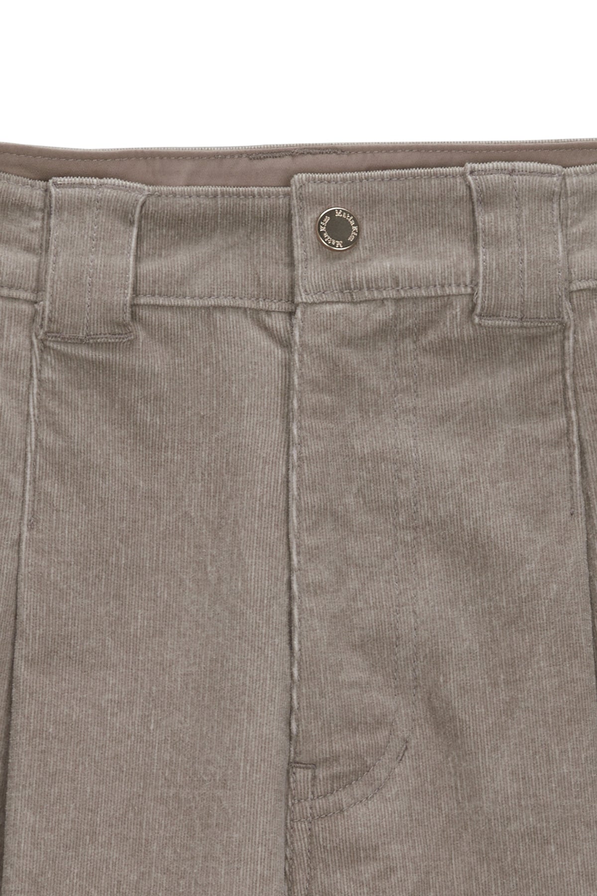 [matinkim] CORDUROY TUCK POINT WIDE PANTS IN BEIGE