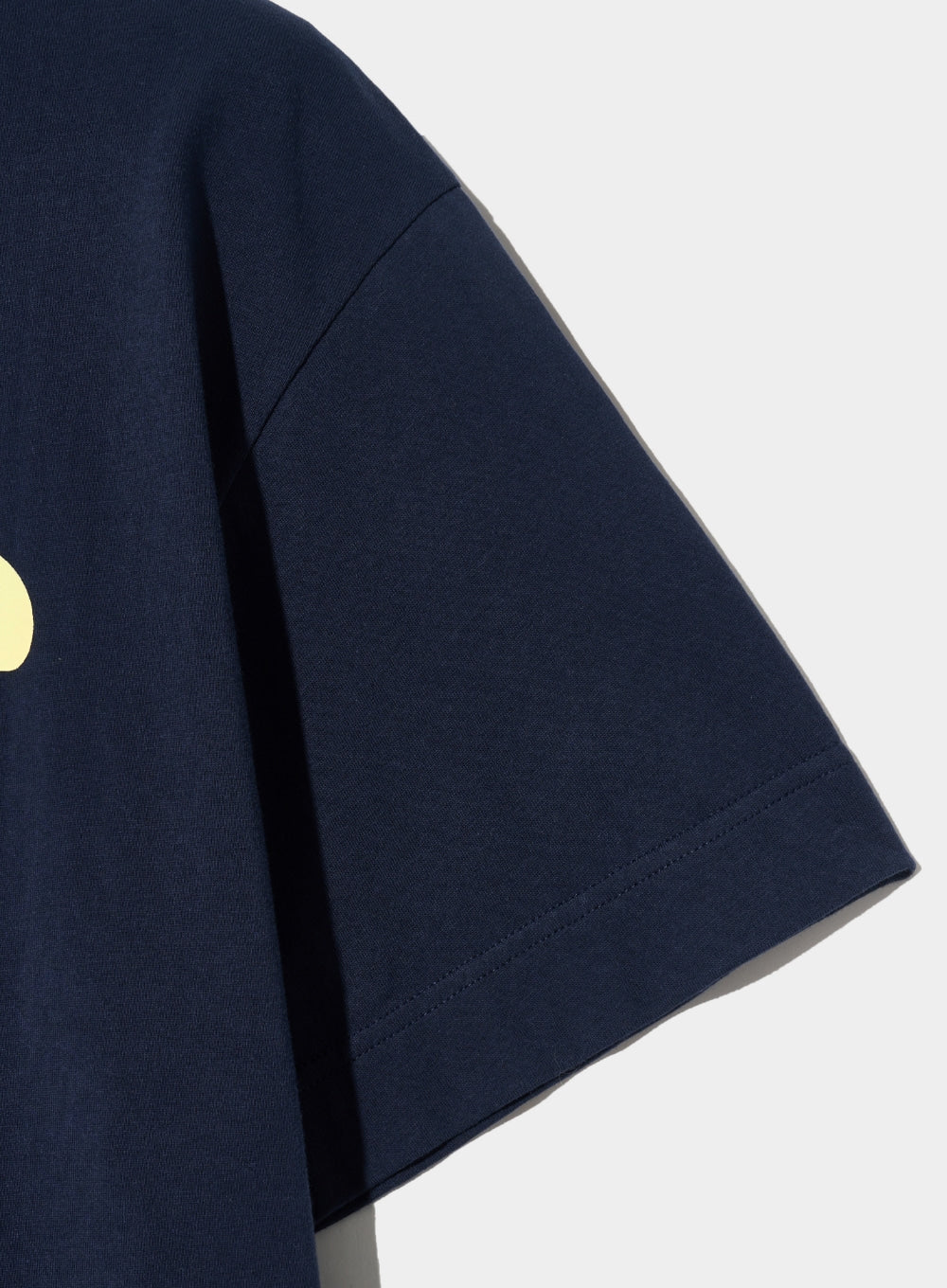 [satur] (W) Capri Citron Drawing Summer Graphic T-Shirt - Sunset Navy