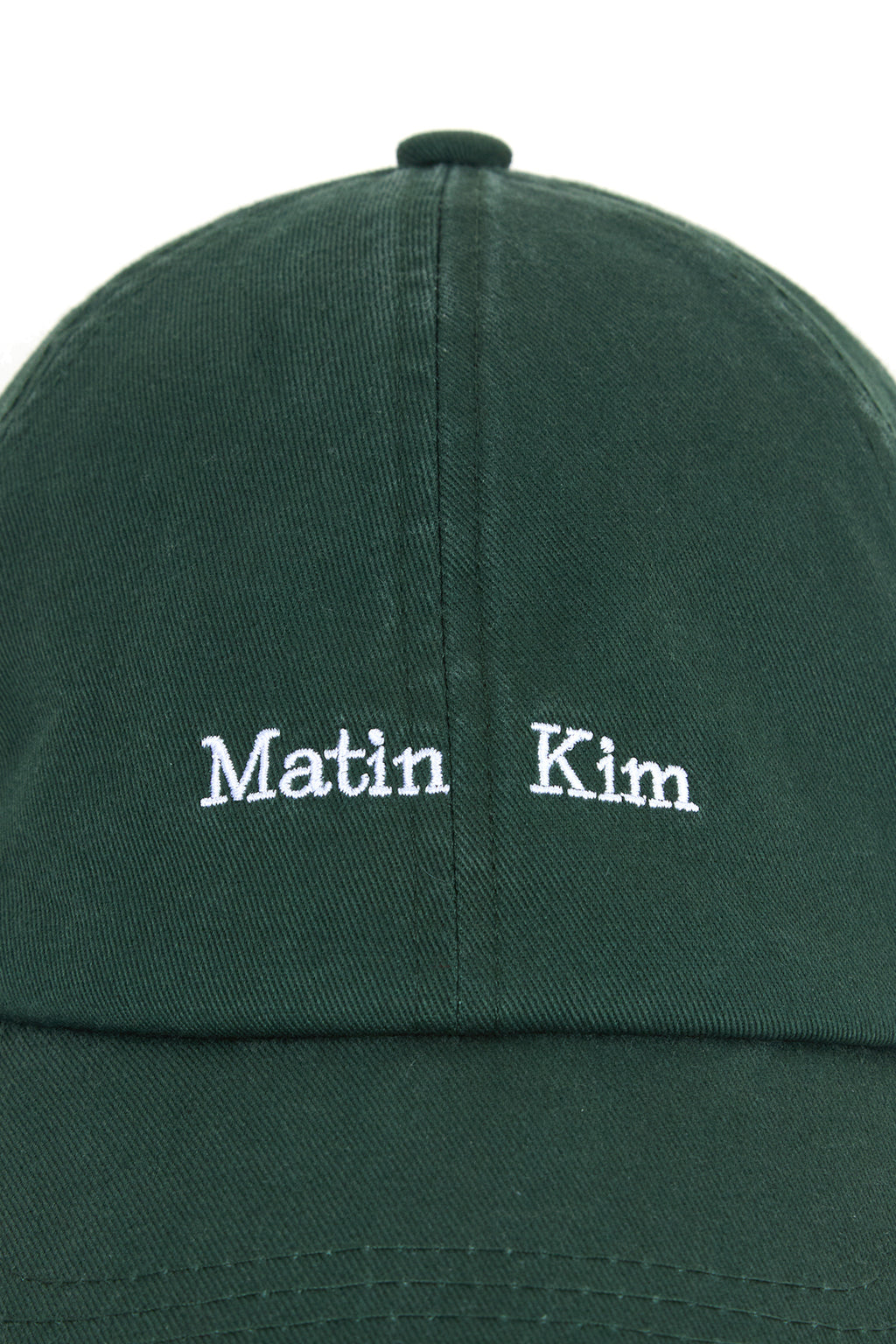 [matinkim] MATIN MINI CLASSIC LOGO BALL CAP IN GREEN