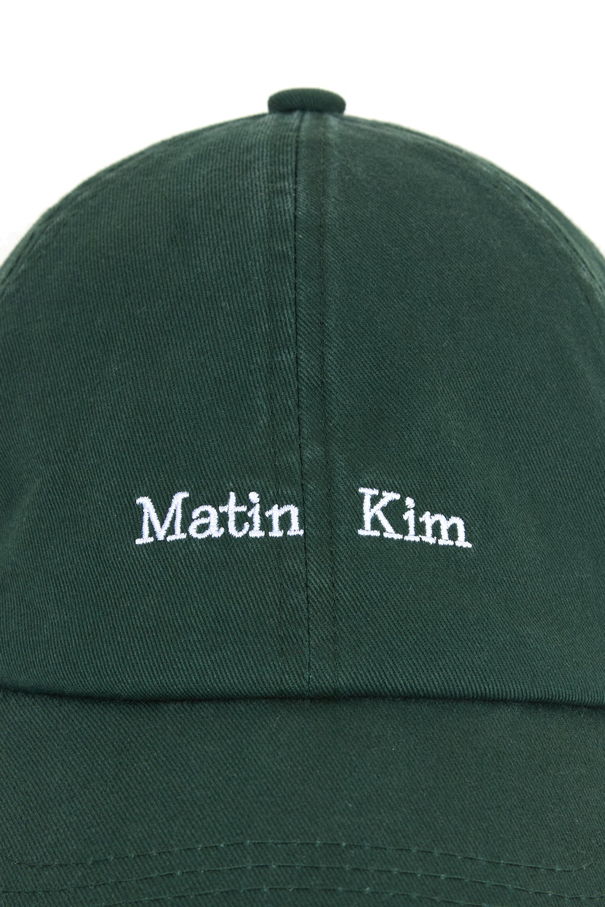 [matinkim] MATIN MINI CLASSIC LOGO BALL CAP IN GREEN