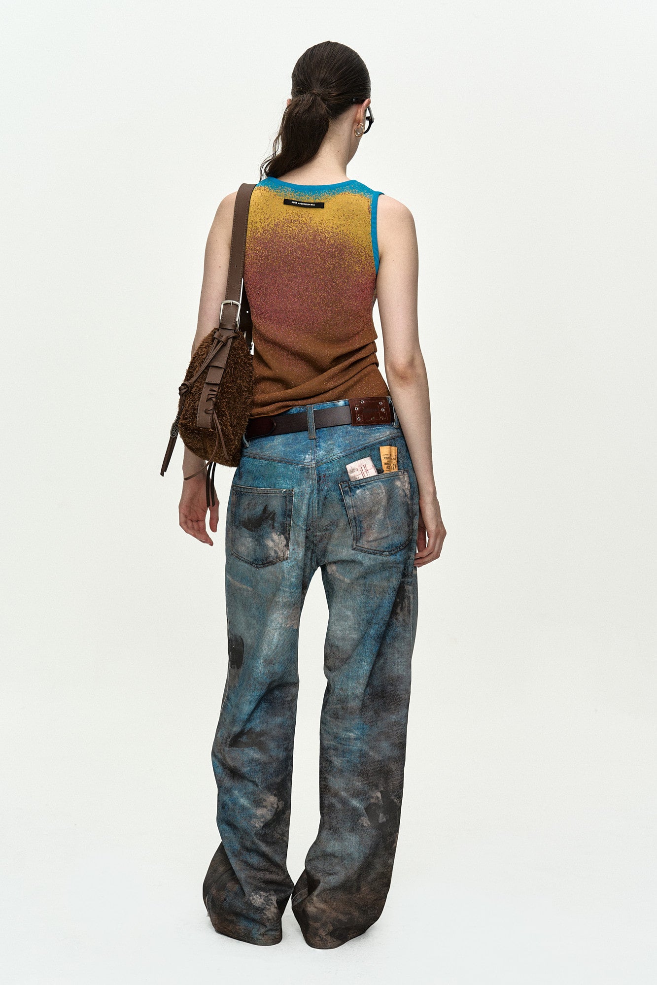 Andersson Bell Airbrush Asym Tank Top