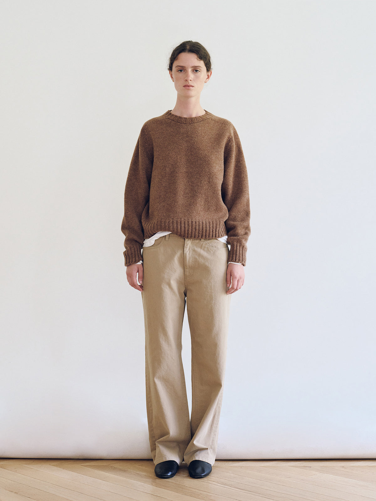 Nothing Written Bunny Wool Pullover Knit (Beige)