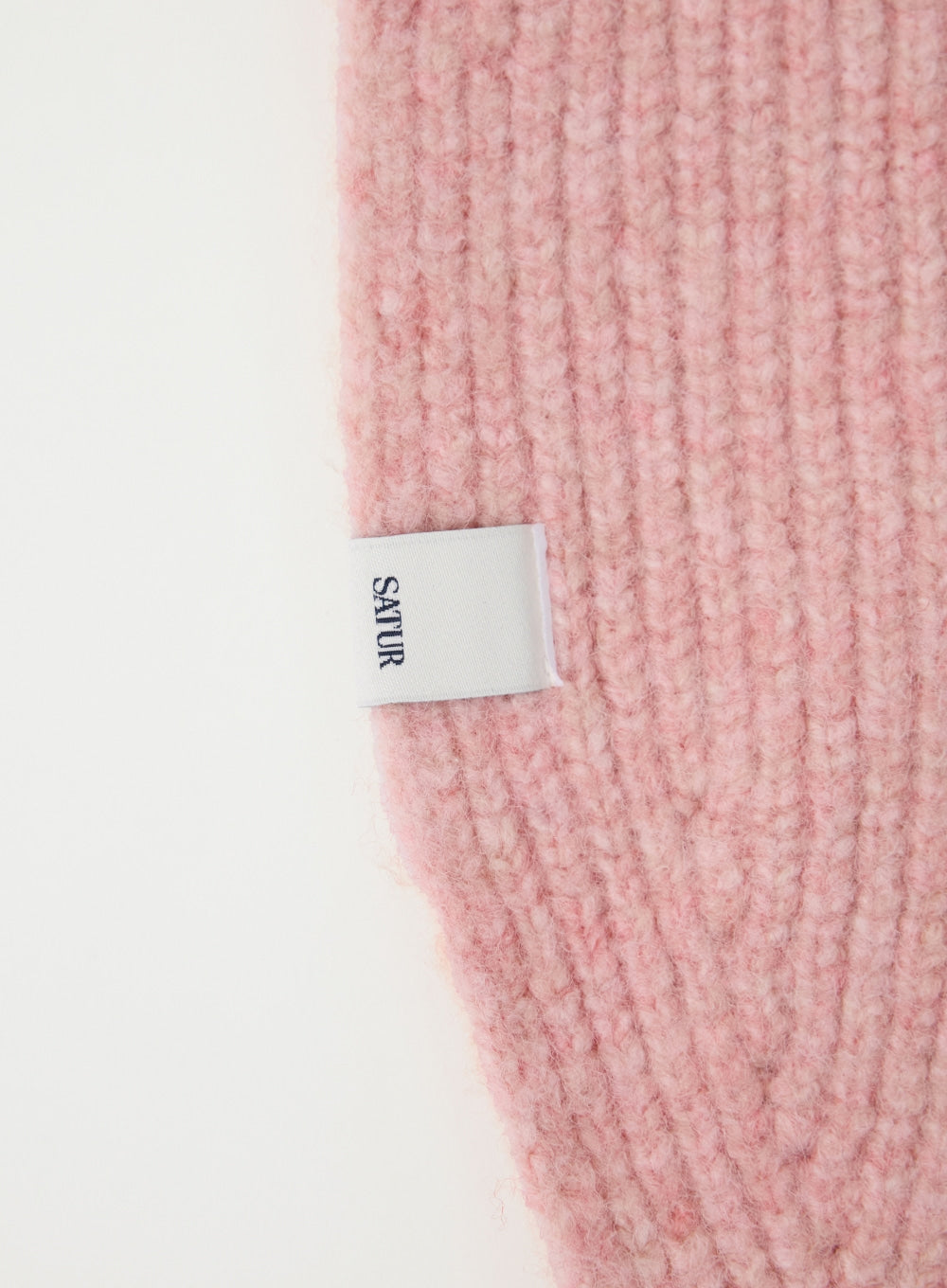 [satur] (W) Knit Balaclava - Light Pink