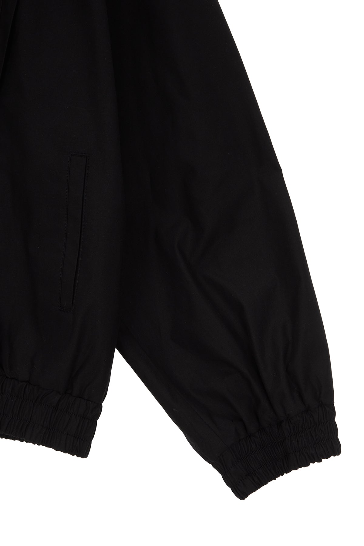 Matinkim Layered Hoody Balloon Jumper IN Black