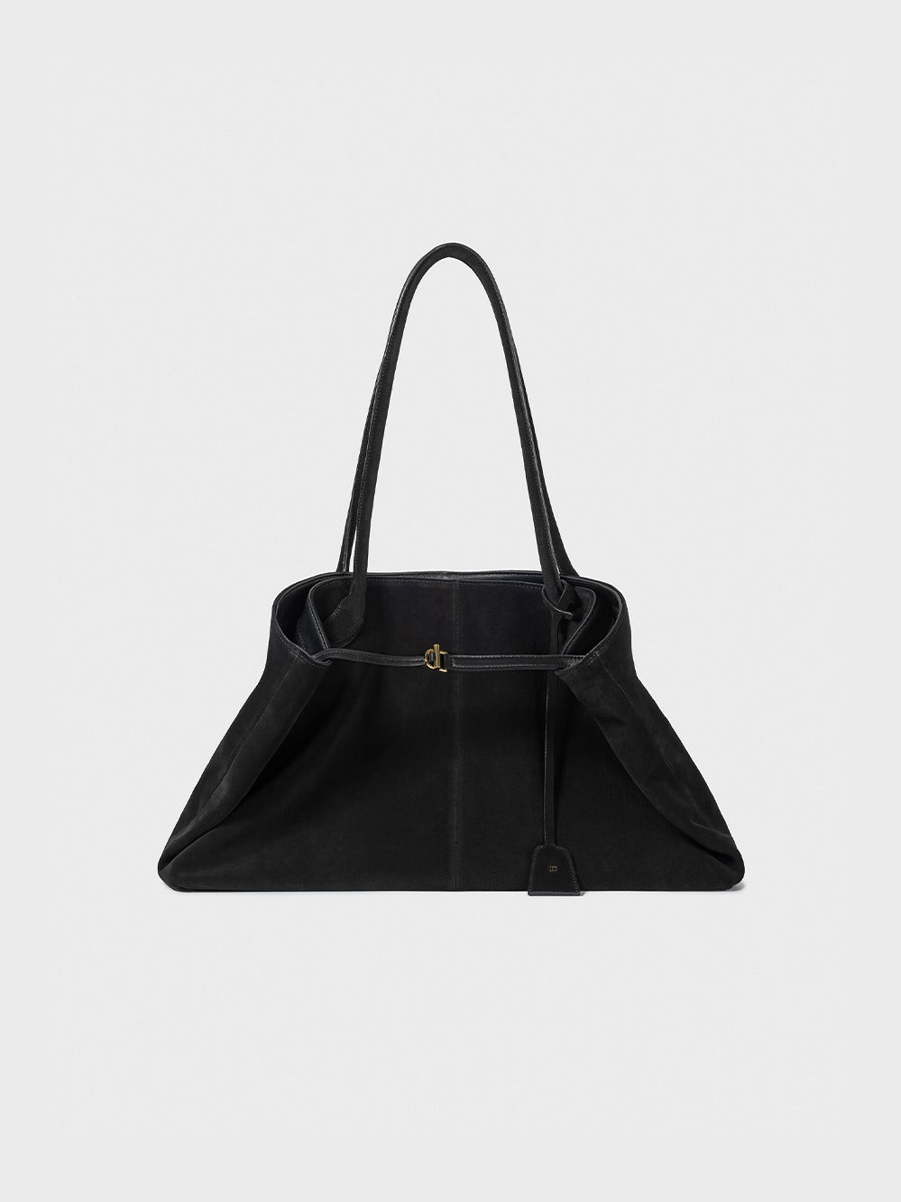 Low Classic Haricot Bag Black Suede