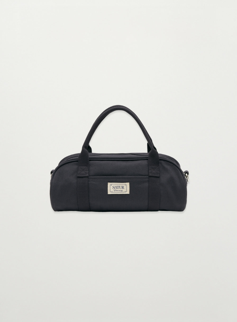 [SATUR] Canvas Mini Duffle Bag - Navy