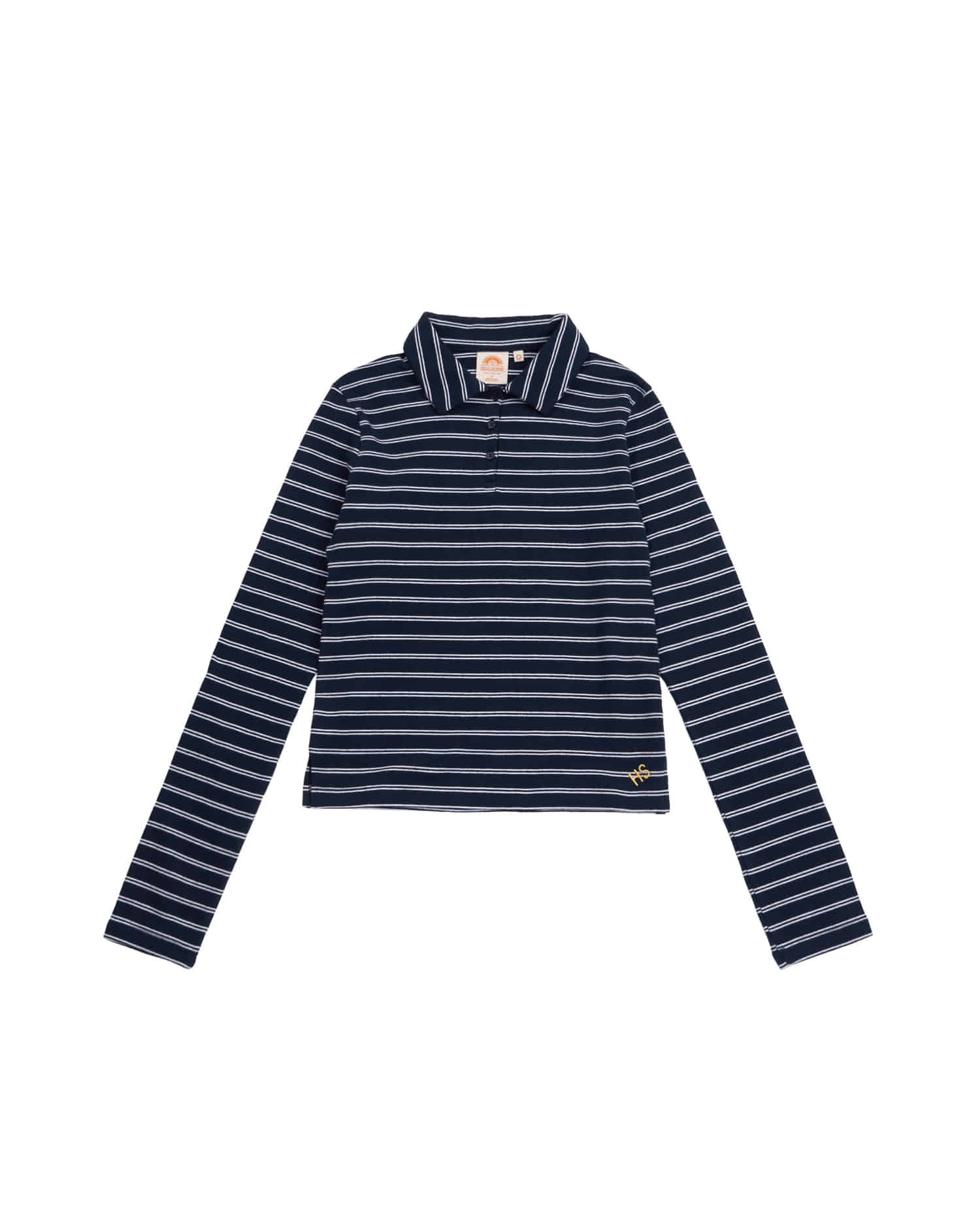 Stripe PK T-Shirt(W)_Navy