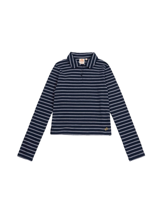Stripe PK T-Shirt(W)_Navy