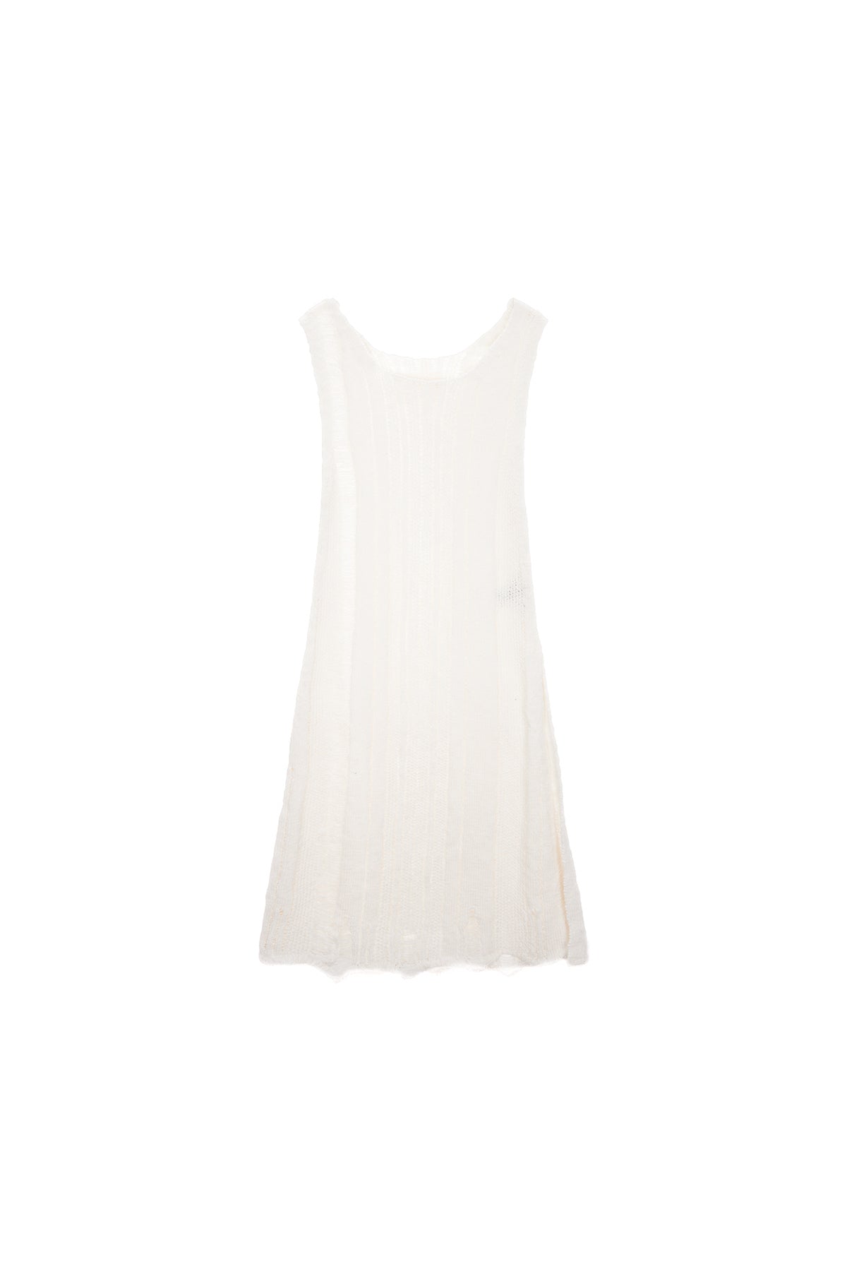 Matinkim Stripe Chunky Knit Dress IN Ivory
