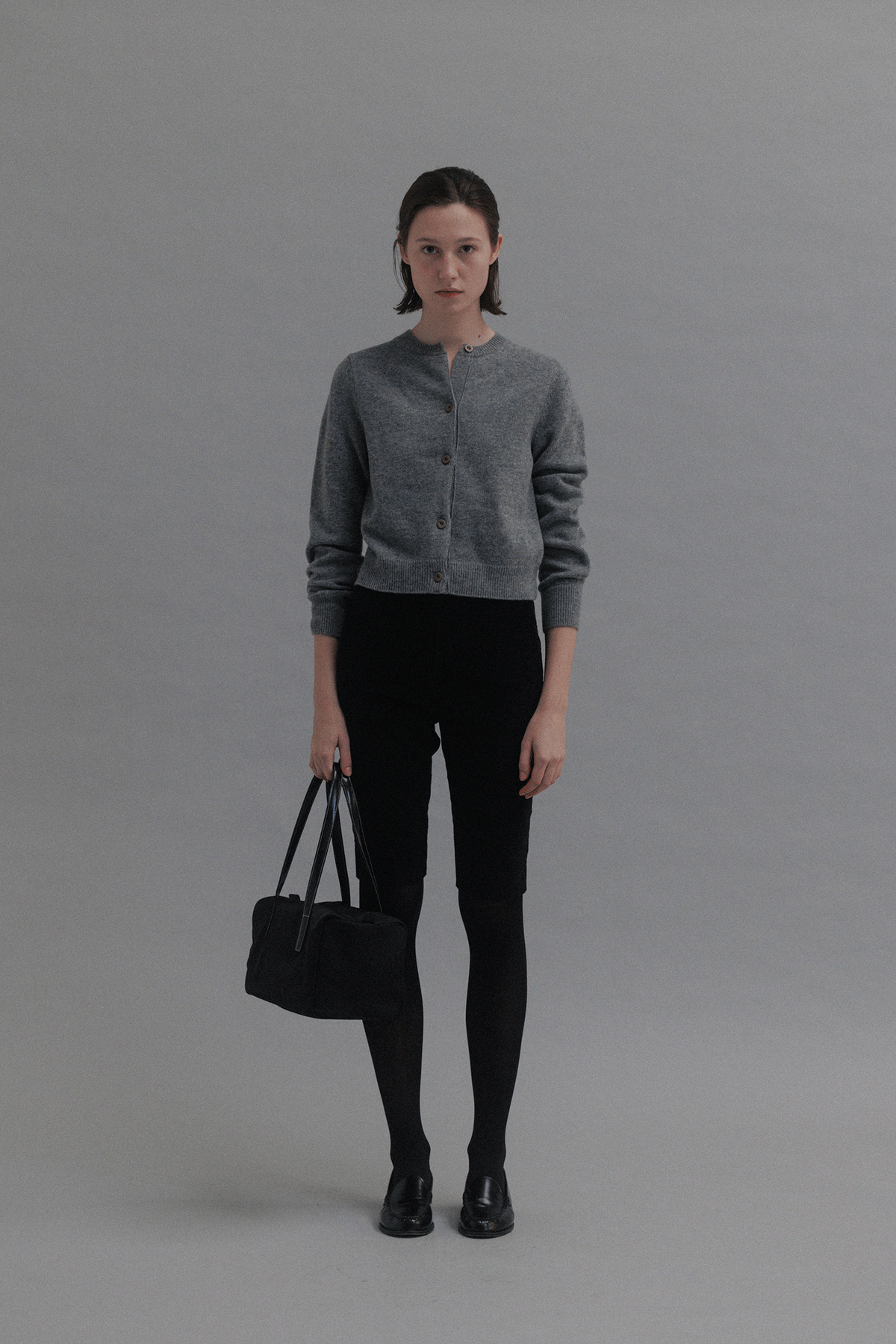 Nothing Written Tome round cardigan (Gray)