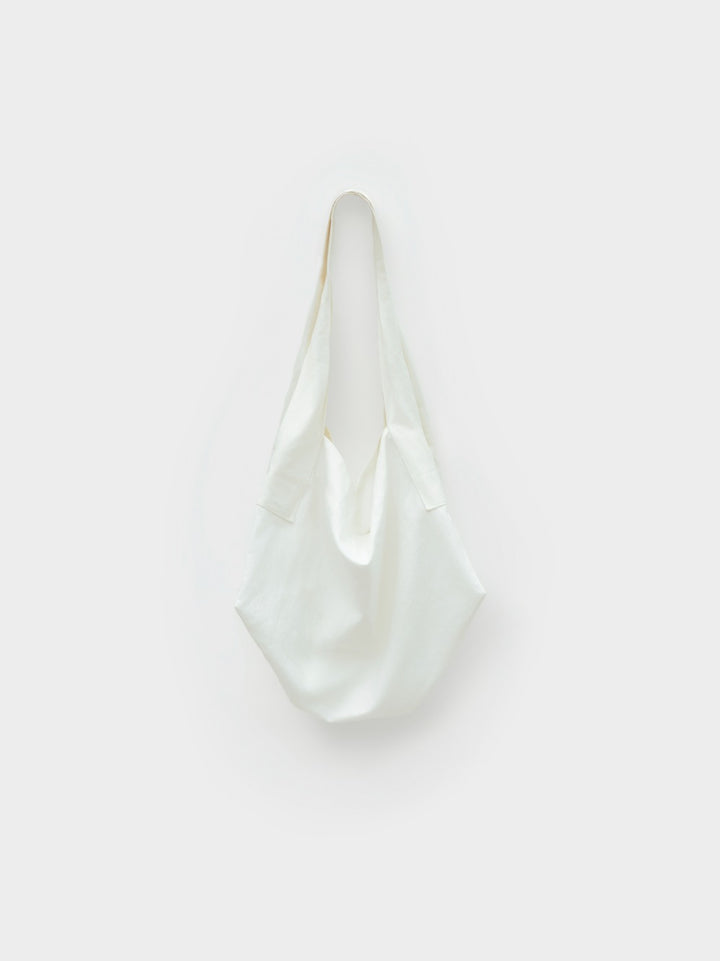 Low Classic Soft Structure Big Cotton Bag White