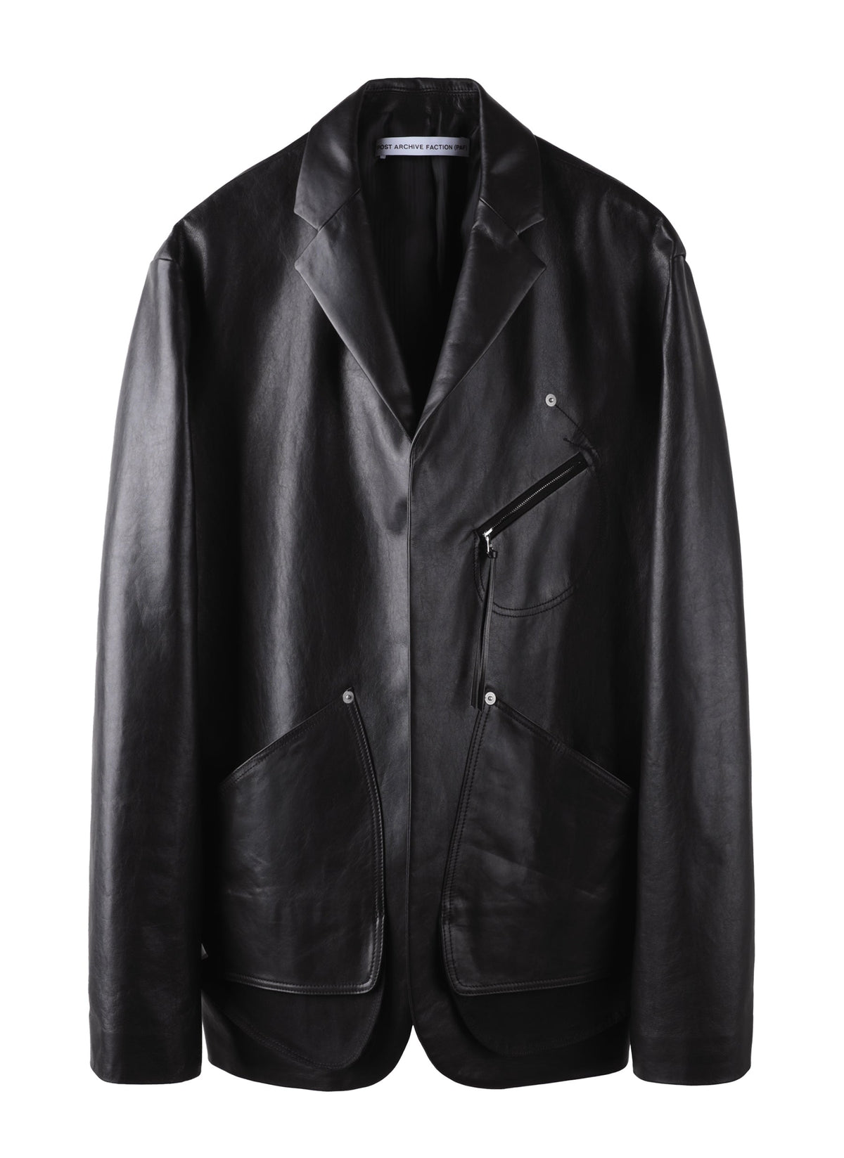 Post_Archive_Faction Leather Jacket Center