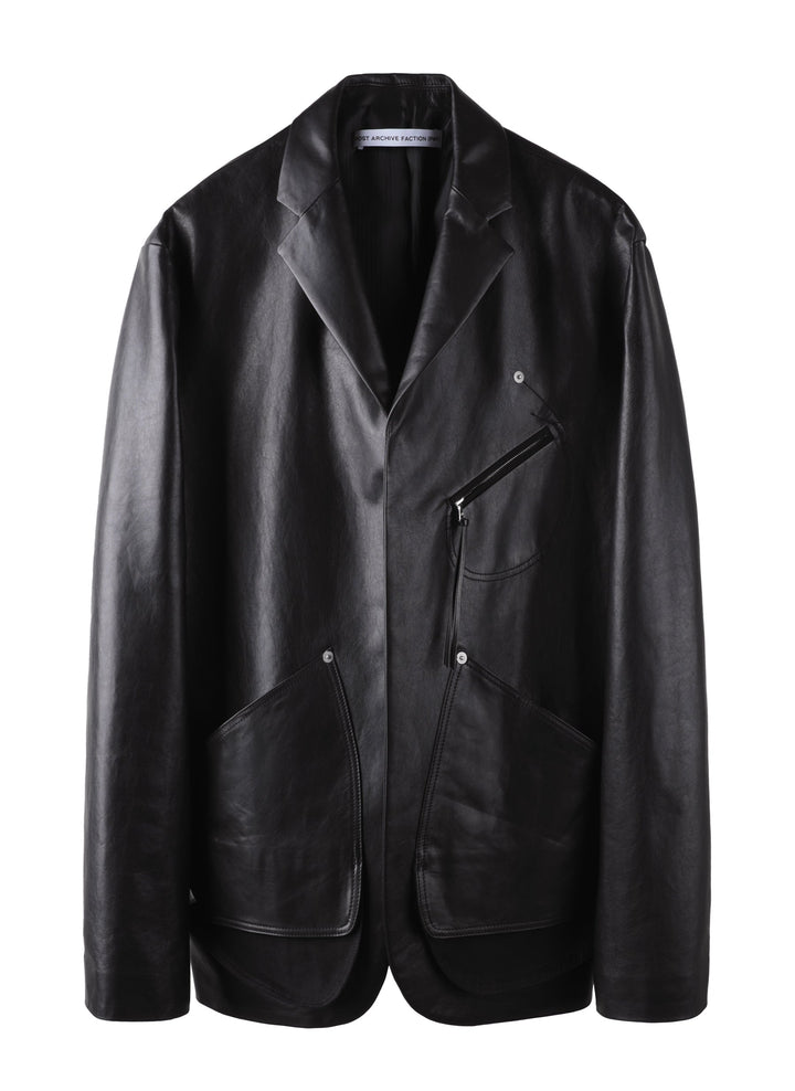 Post_Archive_Faction Leather Jacket Center