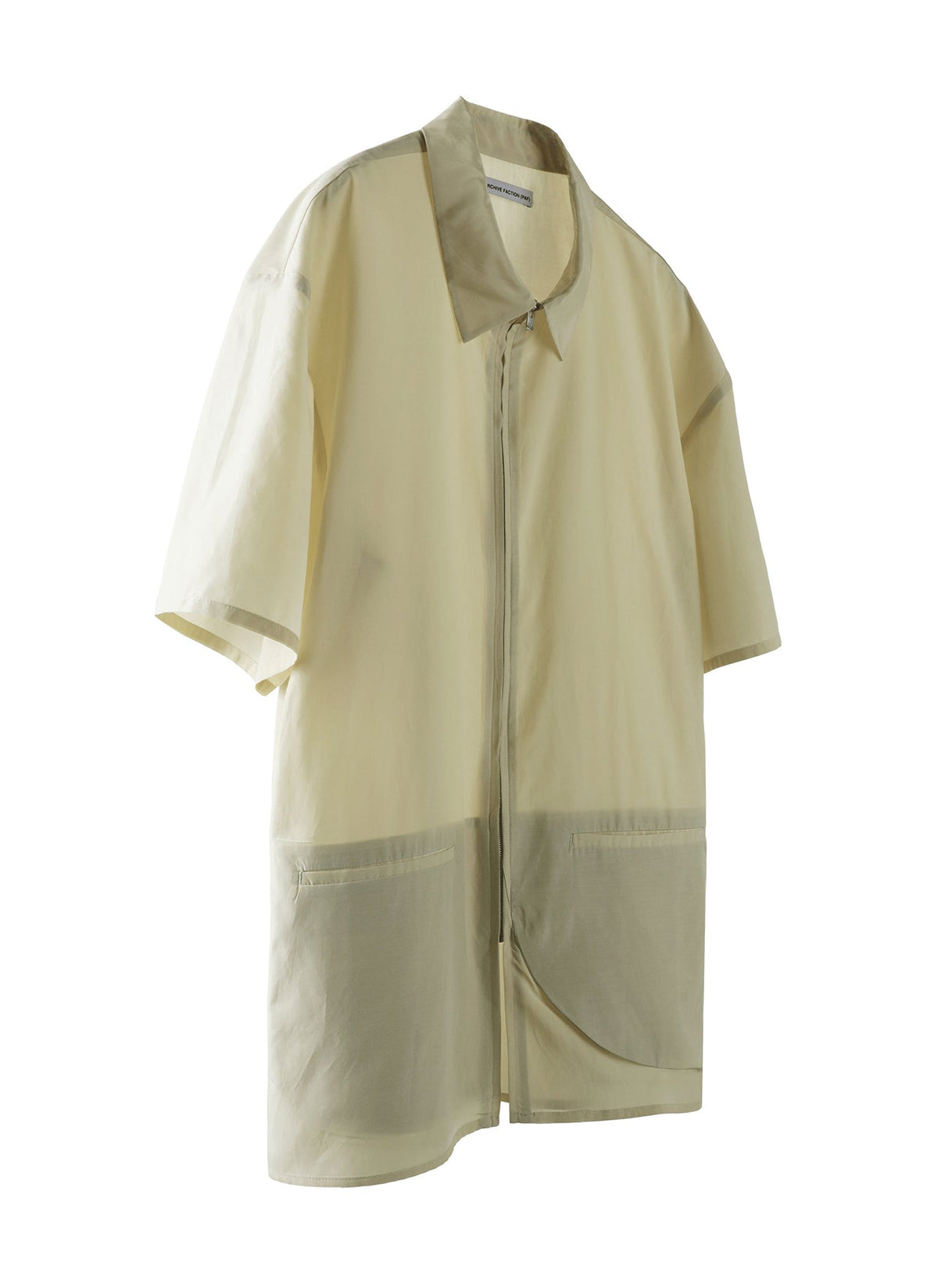 Post_Archive_Faction 8.0 Half Shirt Light (Yellow)