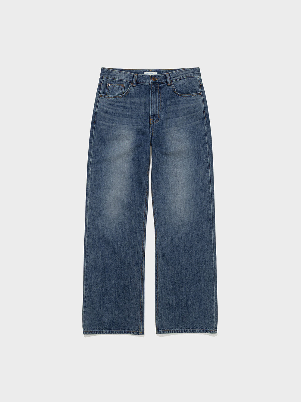 Low Classic Pocket Wide-Leg Jeans Blue