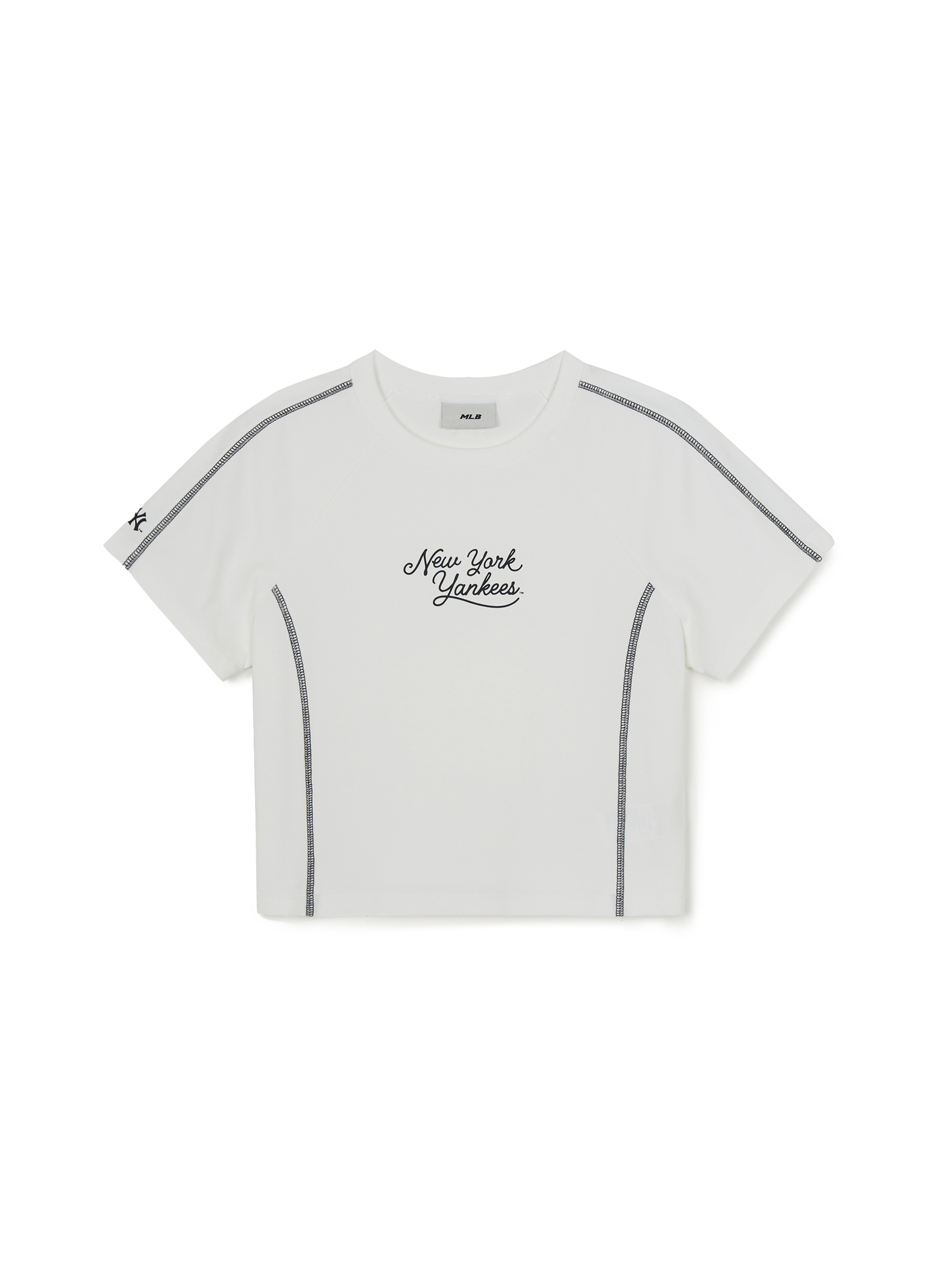 MLB Korea Women's Sportive Track Crop T-Shirts