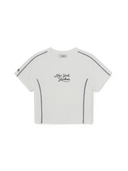 Mlb Women's Sportive Track Crop T-Shirts