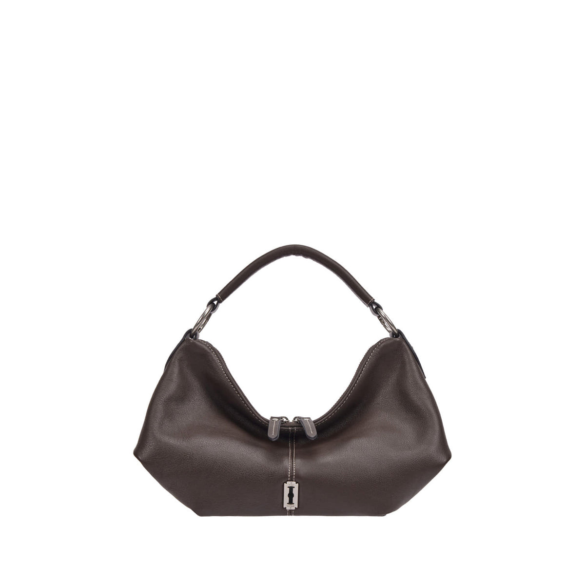 Vunque Halfmoon Attache Shoulder S Dark Brown