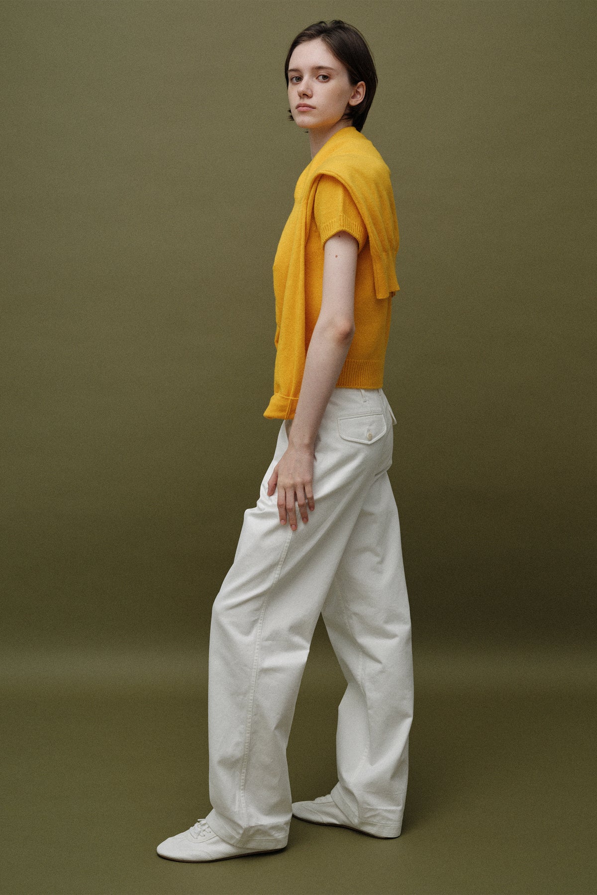 Nothing Written Puno short sleeve knit (Amber)