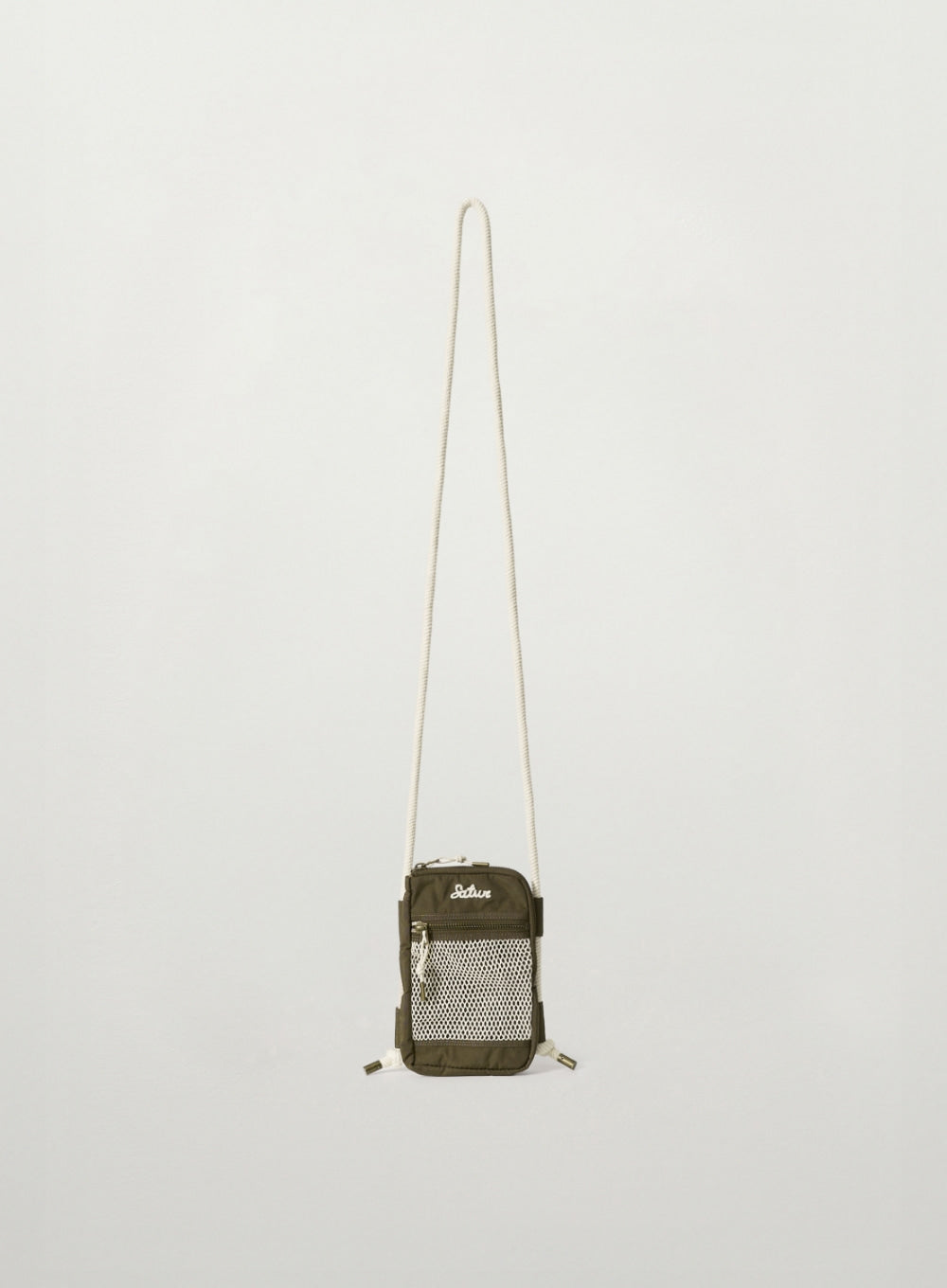 Satur Net Pocket Travel Cross Bag - Brown