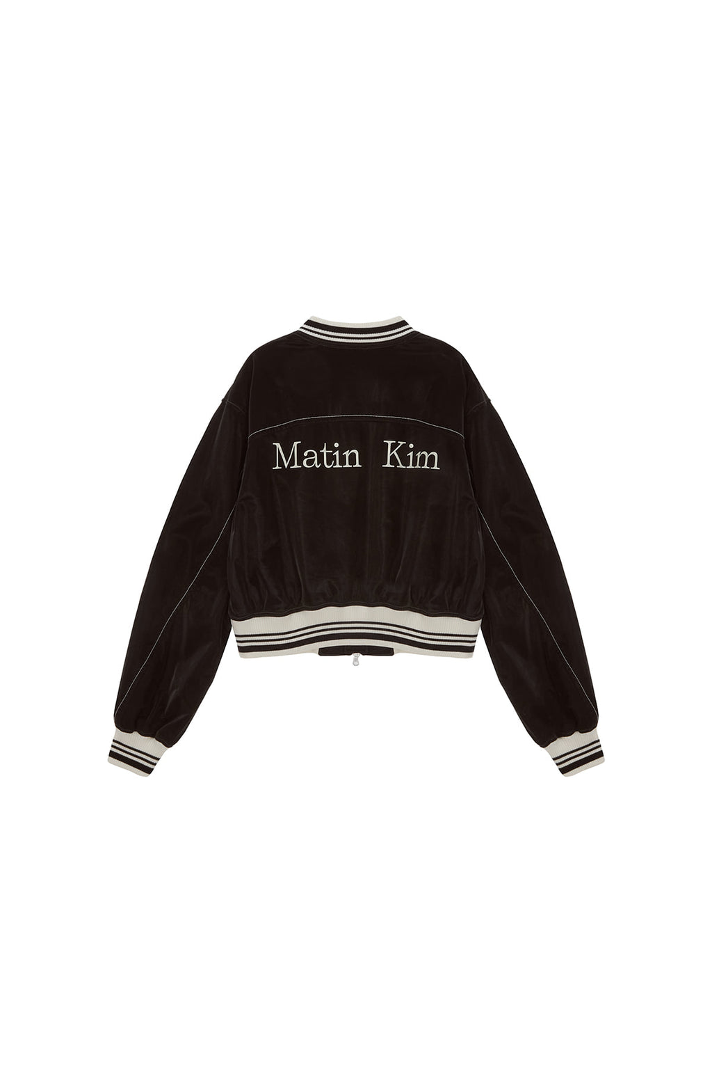 Matinkim Coating Stadium Jumper For Women IN Dark Brown
