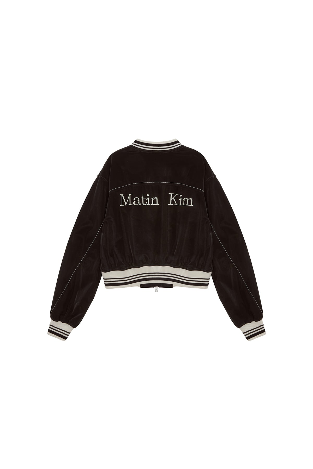 Matinkim Coating Stadium Jumper For Women IN Dark Brown