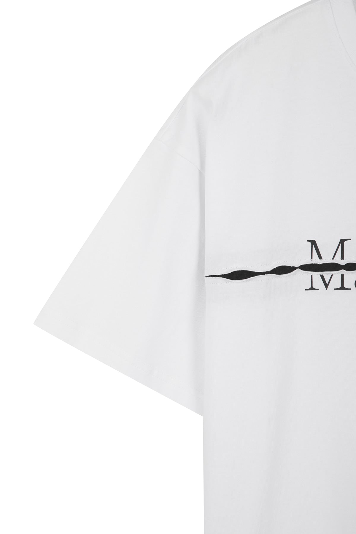 matinkim Stud Logo Ringer Top IN White Shirts & Tops | ETA S – ETA 