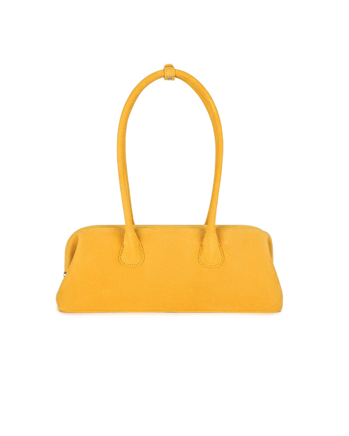 Osoi Boat Wide Suede Mustard