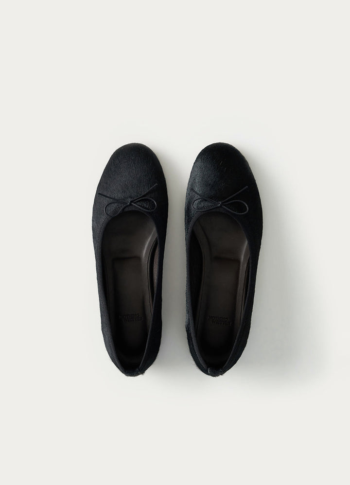 Nothing Written Tilda ballet flats (Furry black)