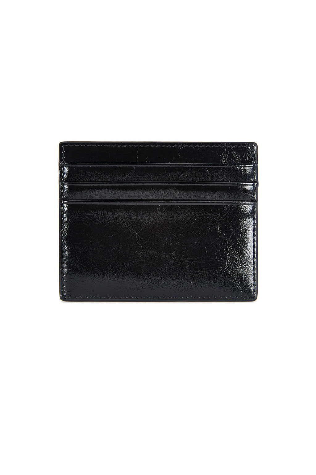 Matinkim Matin Kim Steel Logo Card Wallet IN Black